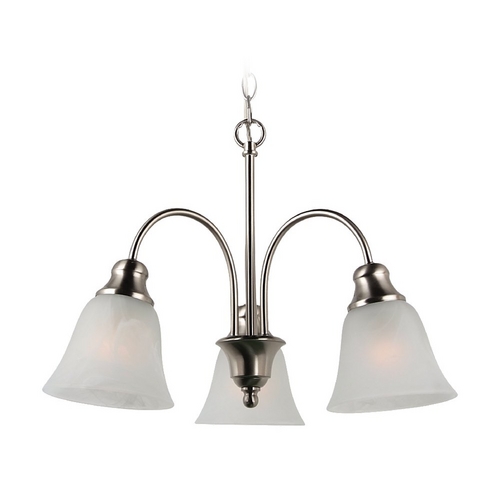 Generation Lighting Windgate 3-Light Mini Chandelier in Brushed Nickel by Generation Lighting 35949-962