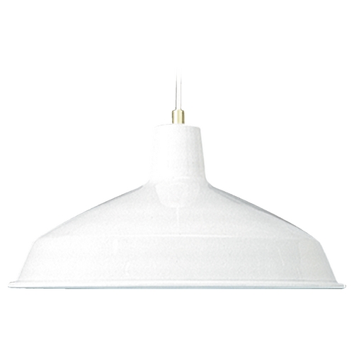 Barn Light White 16-inch Wide by Quorum Lighting