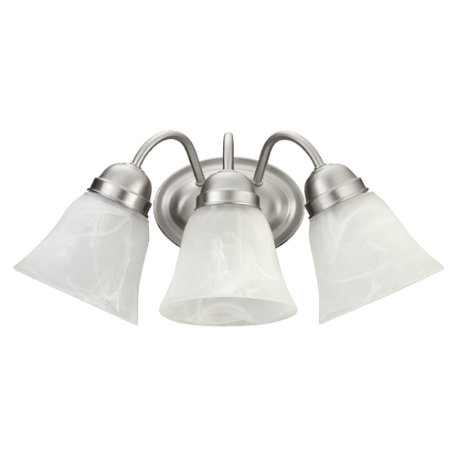 Satin Nickel Bathroom Light by Quorum Lighting