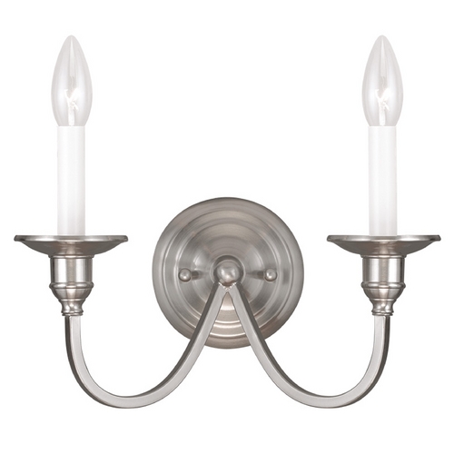 Livex Lighting Livex Lighting Cranford Brushed Nickel Sconce 5142-91