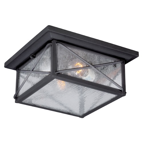 Wingate Textured Black Flush Mount by Nuvo Lighting