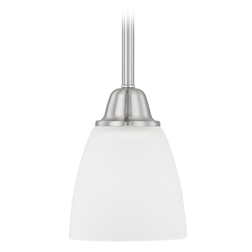 HomePlace by Capital Lighting Trenton 5-Inch Mini Pendant in Brushed Nickel by HomePlace Lighting 315111BN-337
