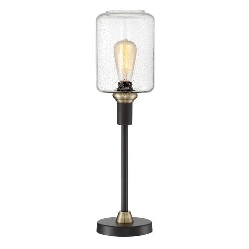 Lite Source Lighting Luken Black Antique Brass Table Lamp by Lite Source Lighting LS-23112