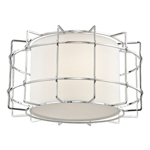 Sovereign Polished Nickel LED Flush Mount by Hudson Valley Lighting