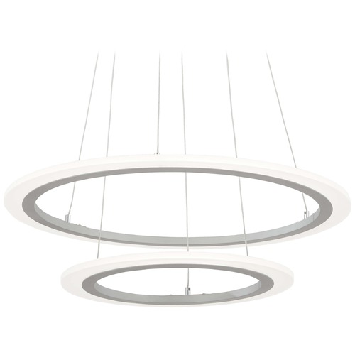 George Kovacs Lighting Discovery 23.75-Inch LED Pendant in Silver by George Kovacs P8142-609-L