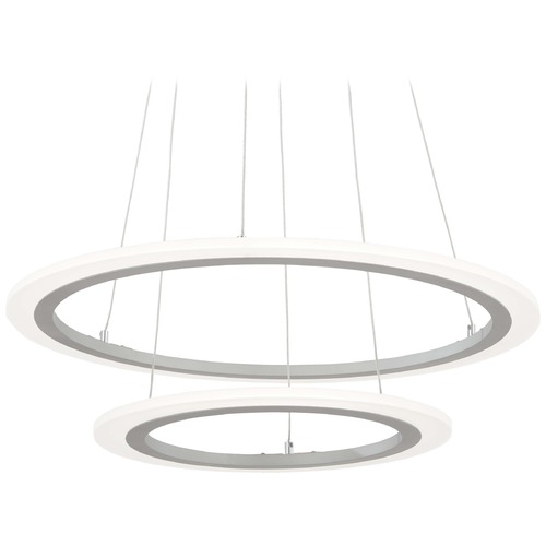 Discovery 23.75-Inch LED Pendant in Silver by George Kovacs