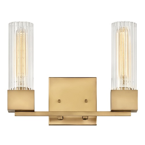 Hinkley Xander 2-Light Heritage Brass Bathroom Light by Hinkley Lighting 5972HB