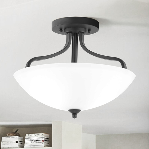 Laird Antique Bronze 3-Light Semi-Flush Mount by Progress Lighting