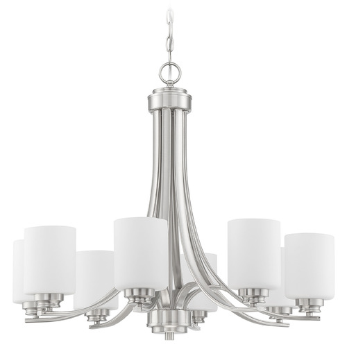 Bolden Brushed Polished Nickel Chandelier by Craftmade Lighting