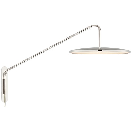 Peter Bristol Dot 16-Inch Convertible Sconce in Nickel by Visual Comfort Signature