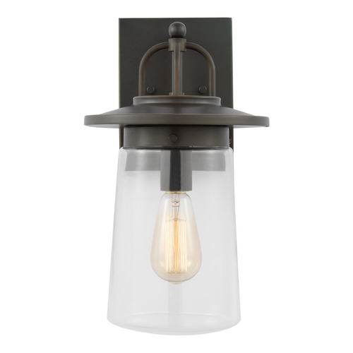 Tybee 15.50-Inch Antique Bronze LED Outdoor Wall Light by Generation Lighting