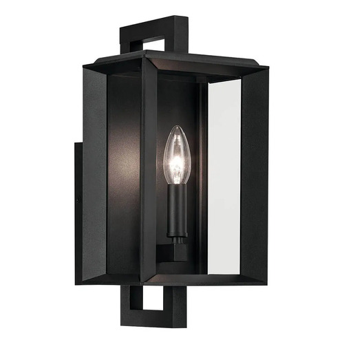 Kroft 14-Inch Outdoor Wall Light in Textured Black by Kichler Lighting