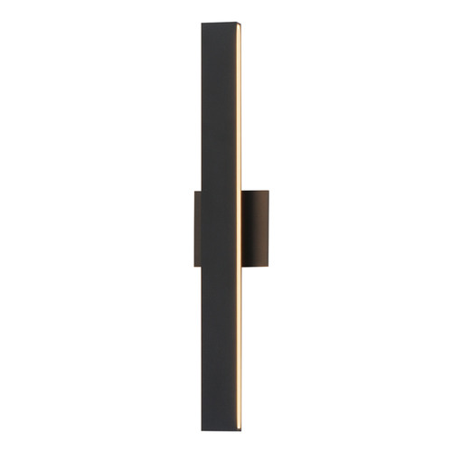 Et2 Alumilux Sideline Black LED Outdoor Wall Light