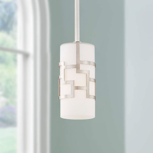 Alecia's Necklace Mini Pendant in Brushed Nickel by George Kovacs