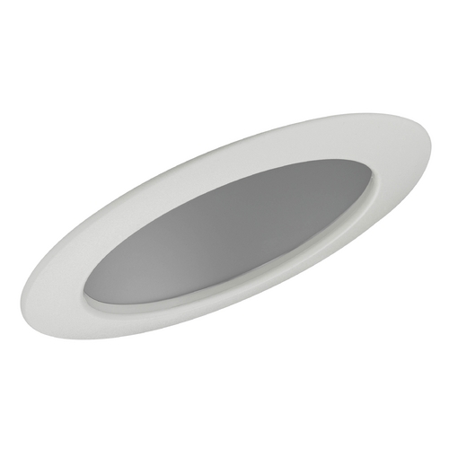 Chrome Sloped Reflector Trim for 6-Inch Recessed Cans