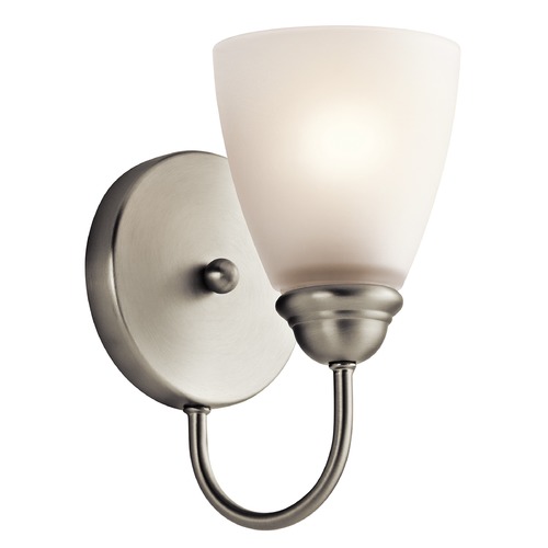 Jolie Wall Sconce in Brushed Nickel by Kichler Lighting