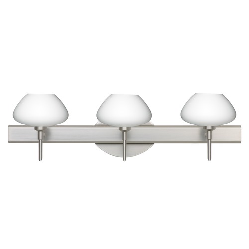 Besa Lighting Peri Satin Nickel LED Bathroom Light