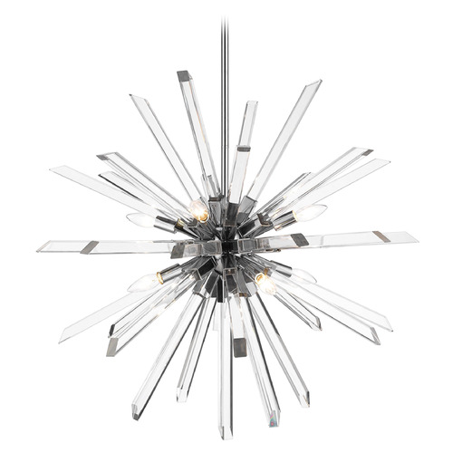 Z-Lite Burst Chrome Chandelier by Z-Lite 4003-8CH