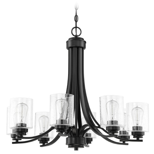 Bolden Flat Black Chandelier by Craftmade Lighting