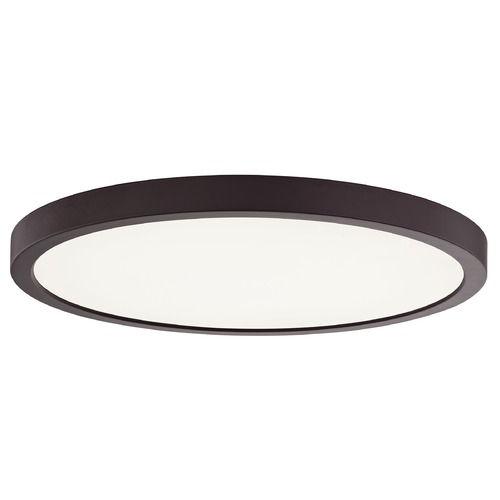 Flat LED Light Surface Mount 14-Inch Round Bronze 3000K 1560LM
