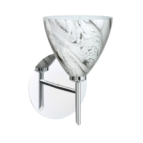 Besa Lighting Mia Chrome Sconce