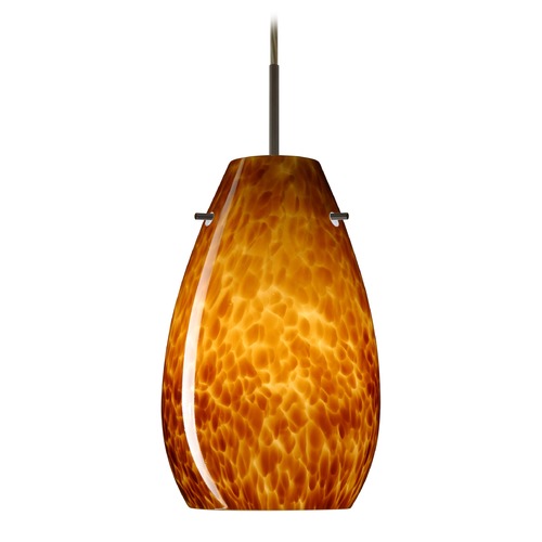 Besa Lighting Besa Lighting Pera Bronze LED Mini-Pendant Light 1JT-412618-LED-BR