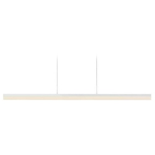 Stiletto Satin White LED Pendant by Sonneman Lighting