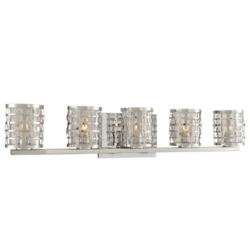 Kalco Lighting Bridgeport Brushed Stainless Steel Bathroom Light by Kalco Lighting 308735SL