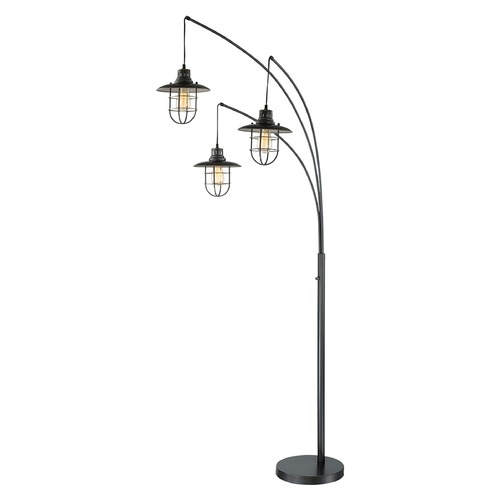 Lanterna II Dark Bronze Arc Lamp by Lite Source Lighting