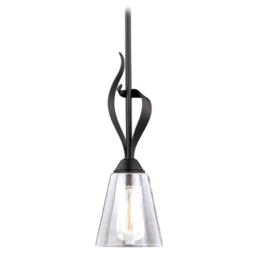 Vaxcel Lighting Cinta Oil Rubbed Bronze Mini-Pendant Light with Conical Shade