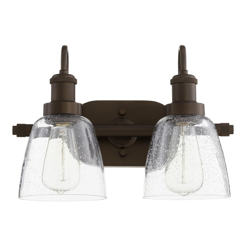 Quorum Lighting Oiled Bronze Bathroom Light by Quorum Lighting 508-2-86