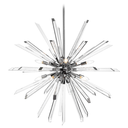 Burst Chrome Chandelier by Z-Lite
