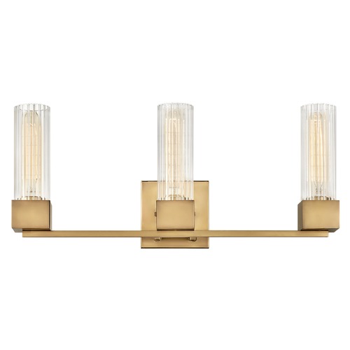 Hinkley Xander 3-Light Heritage Brass Bathroom Light by Hinkley Lighting 5973HB