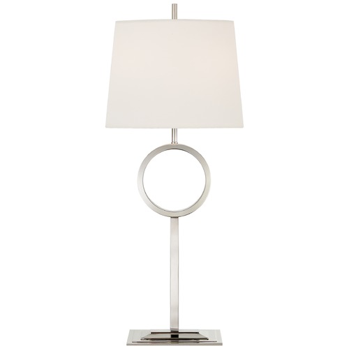 Visual Comfort Signature Collection Thomas OBrien Simone Buffet Lamp in Polished Nickel by Visual Comfort Signature TOB3631PNL