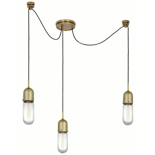 Visual Comfort Signature Collection Thomas OBrien Junio Chandelier in Antique Brass by VC Signature TOB5645HABCG3