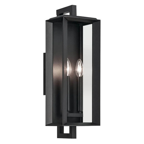 Kichler Lighting Kroft 20.50-Inch Outdoor Wall Light in Textured Black by Kichler 59132BKT