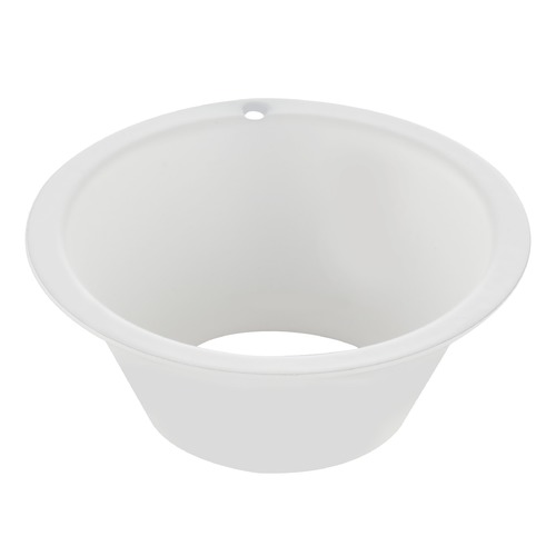 Recesso Lighting 2 Inch White Smooth Reflector for Recessed Lighting