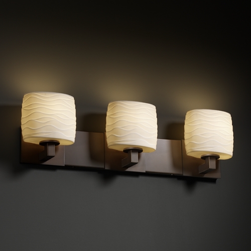 Limoges Collection Bathroom Light by Justice Design Group