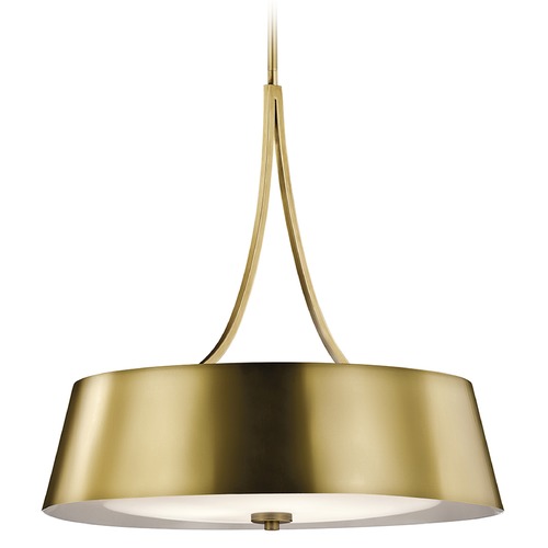 Kichler Lighting Maclain 24-Inch Pendant in Natural Brass by Kichler Lighting 43742NBR