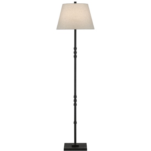 Currey and Company Lighting Lohn Floor Lamp in Mole Black by Currey & Company 8000-0049