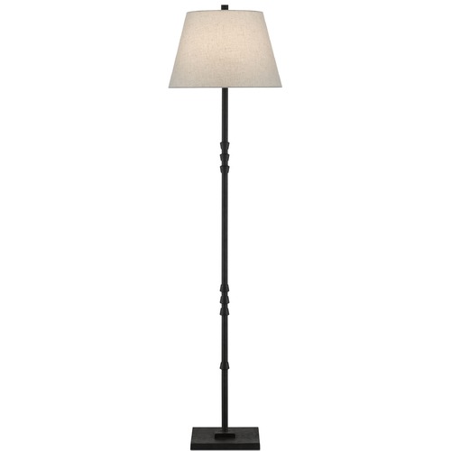Lohn Floor Lamp in Mole Black by Currey & Company