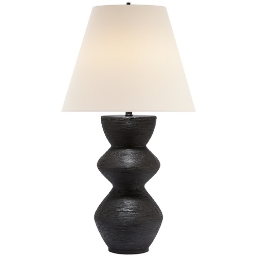 Visual Comfort Signature Collection Kelly Wearstler Utopia Table Lamp in Aged Iron by Visual Comfort Signature KW3055AIL