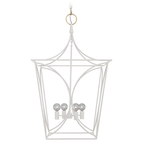 Visual Comfort Signature Collection Kate Spade New York Cavanagh Lantern in Cream by Visual Comfort Signature KS5145LCG