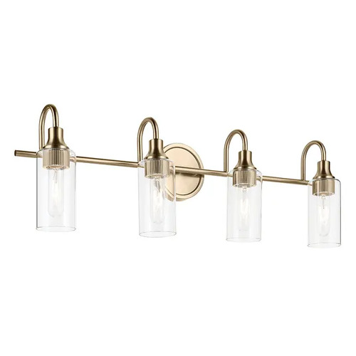 Kavi 4-Light Bath Light in Champagne Bronze by Kichler Lighting
