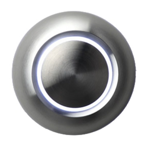 Spore True LED Aluminum Doorbell Button with White by Spore Doorbells TDB-W-AL