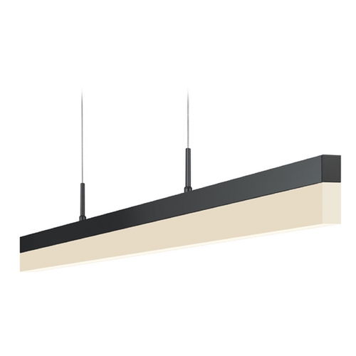 Stiletto Satin Black LED Pendant by Sonneman Lighting