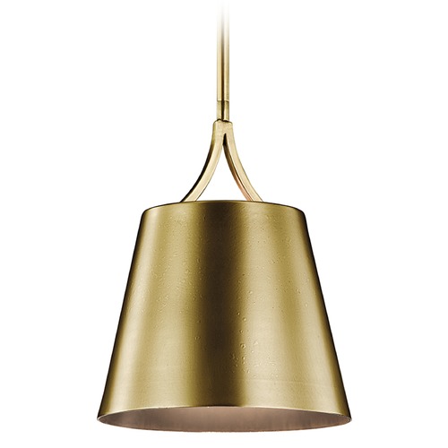 Maclain 10-Inch Pendant in Natural Brass by Kichler Lighting