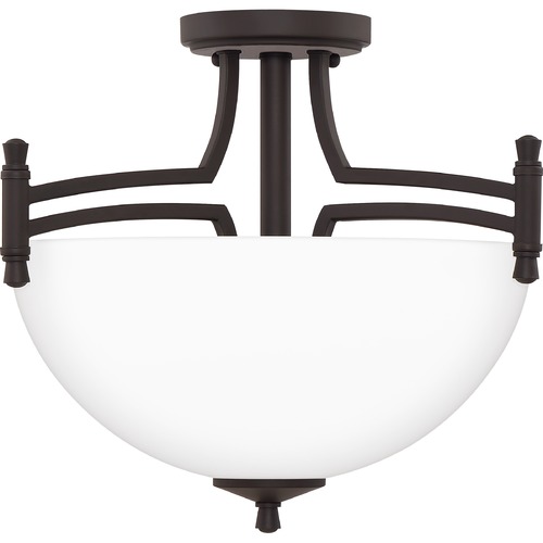 Quoizel Lighting Billingsley Old Bronze Semi-Flush by Quoizel Lighting BLG1715OZ