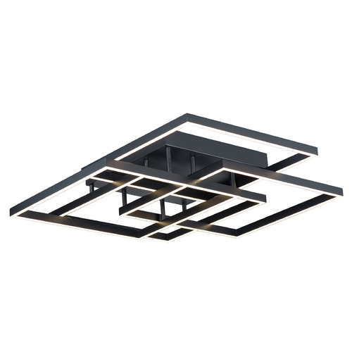 Traverse 31-Inch LED Flush/Wall Mount in Black by ET2 Lighting