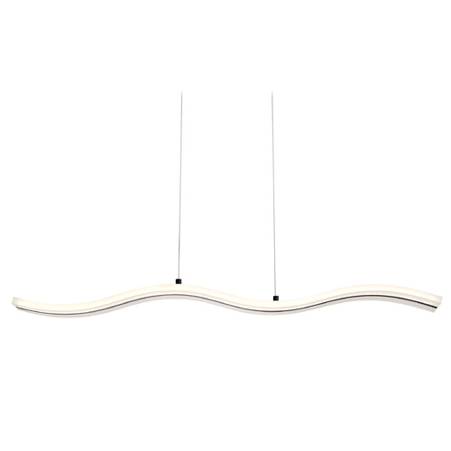 High Tide 38-Inch LED Pendant in Black by Eurofase Lighting